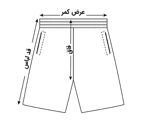 راهنمای سایز شلوارک