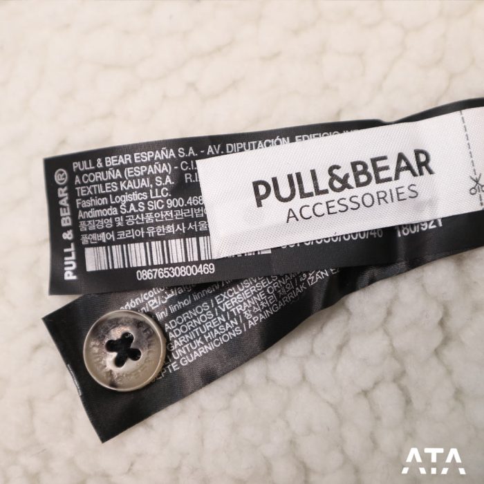 ژاکت سویشرت پشمی برند pull & bear پول اند بییر خیلی ضخیم چهارخانه زرشکی