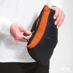 پافر جلیقه نورث فیس اصل نارنجی مشکی NORTH FACE های کپی درجه 1
