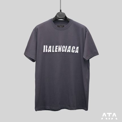 تیشرت مردانه بالنسیاگا balenciaga برجسته رنگ طوسی سایز بزرگ