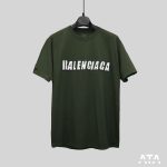 تیشرت مردانه بالنسیاگا balenciaga برجسته رنگ سبز سایز بزرگ