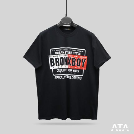 تیشرت سایز بزرگ مردانه طرح دار bronxboy