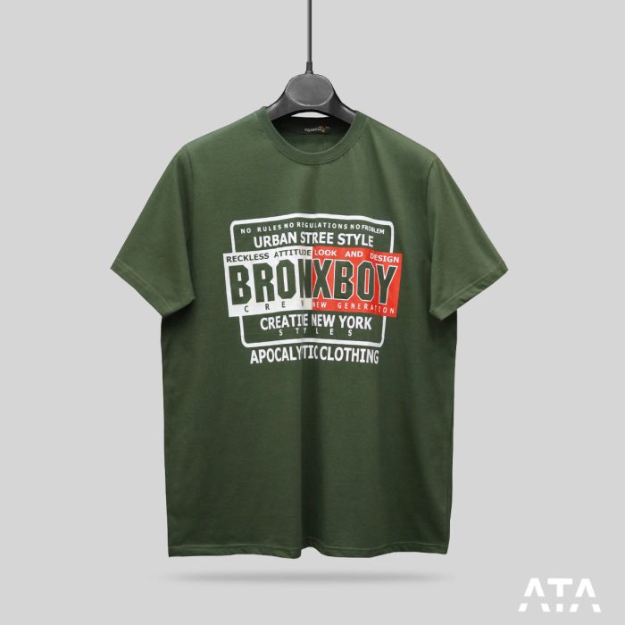 تیشرت سایز بزرگ مردانه طرح دار bronxboy
