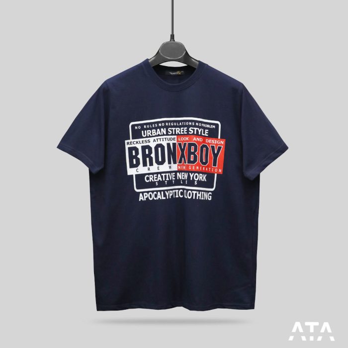 تیشرت سایز بزرگ مردانه طرح دار bronxboy