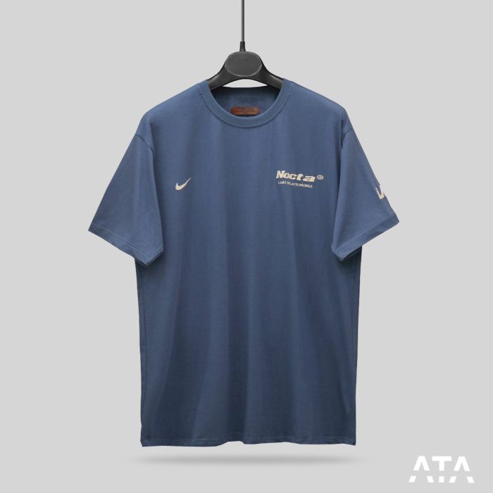 تیشرت سایز بزرگ طرح nocta نایکی nike آبی
