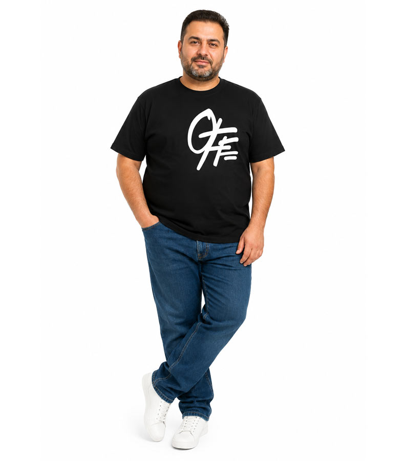 تی شرت آف وایت off white سایز بزرگ مردانه